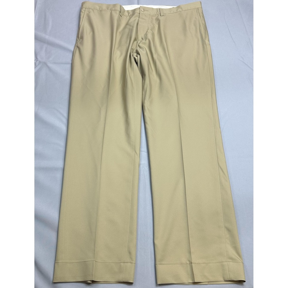 Polo Ralph Lauren Pants Mens 40x32 Brown Slim Fit Dress Trousers Office